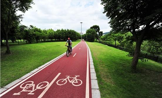 自行車專用道彩色解決方案